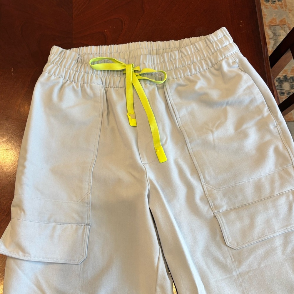 Figs- Sky Blue- High Waist Cargo Jogger- Size Medium Women’s